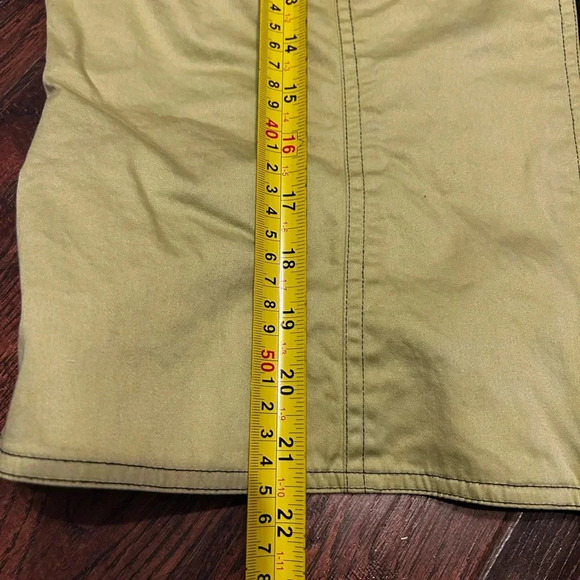 Maggy London Cotton Lined Celery Green Zip Front Pocket Waist Length Coat Sz 12‎ - Picture 7 of 7